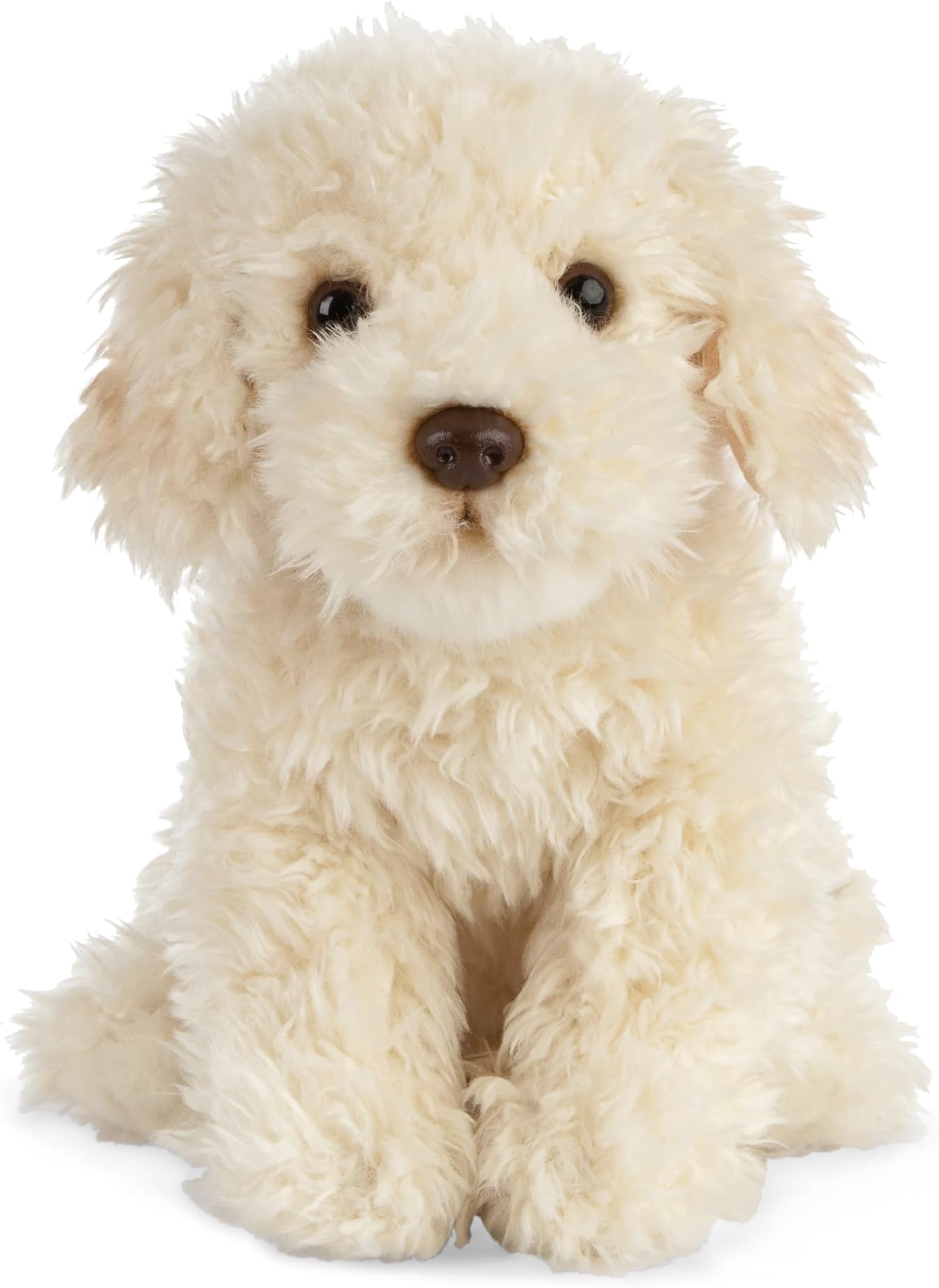 Living Nature Labradoodle, Realistic Soft Cuddly Dog Toy, Naturli Eco-Friendly Plush, 25cm