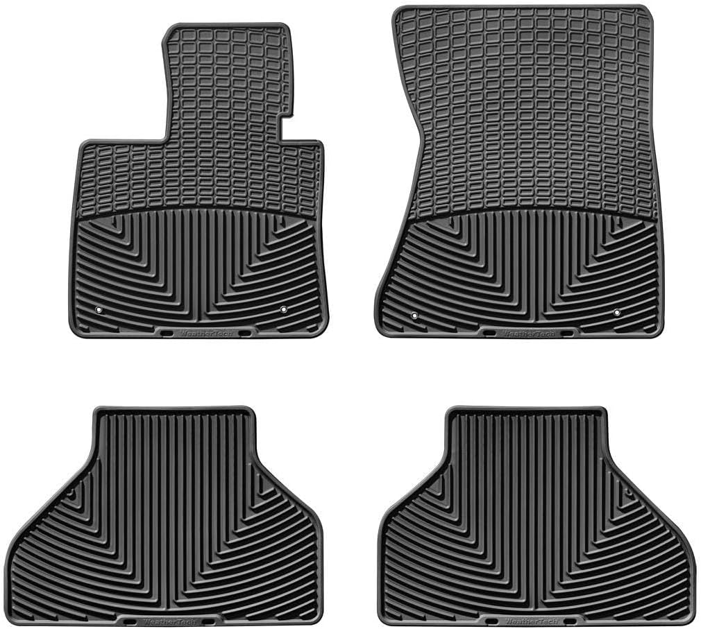 WeatherTech All-Weather Floor Mats for BMW X5 35i, X5 48i, X6 50i - 1st & 2nd Row (W74-W144), Black