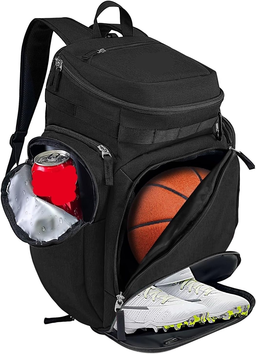 Basketball Bag Basketball Backpack Bag with Separate Ball Compartment and Shoes Pocket