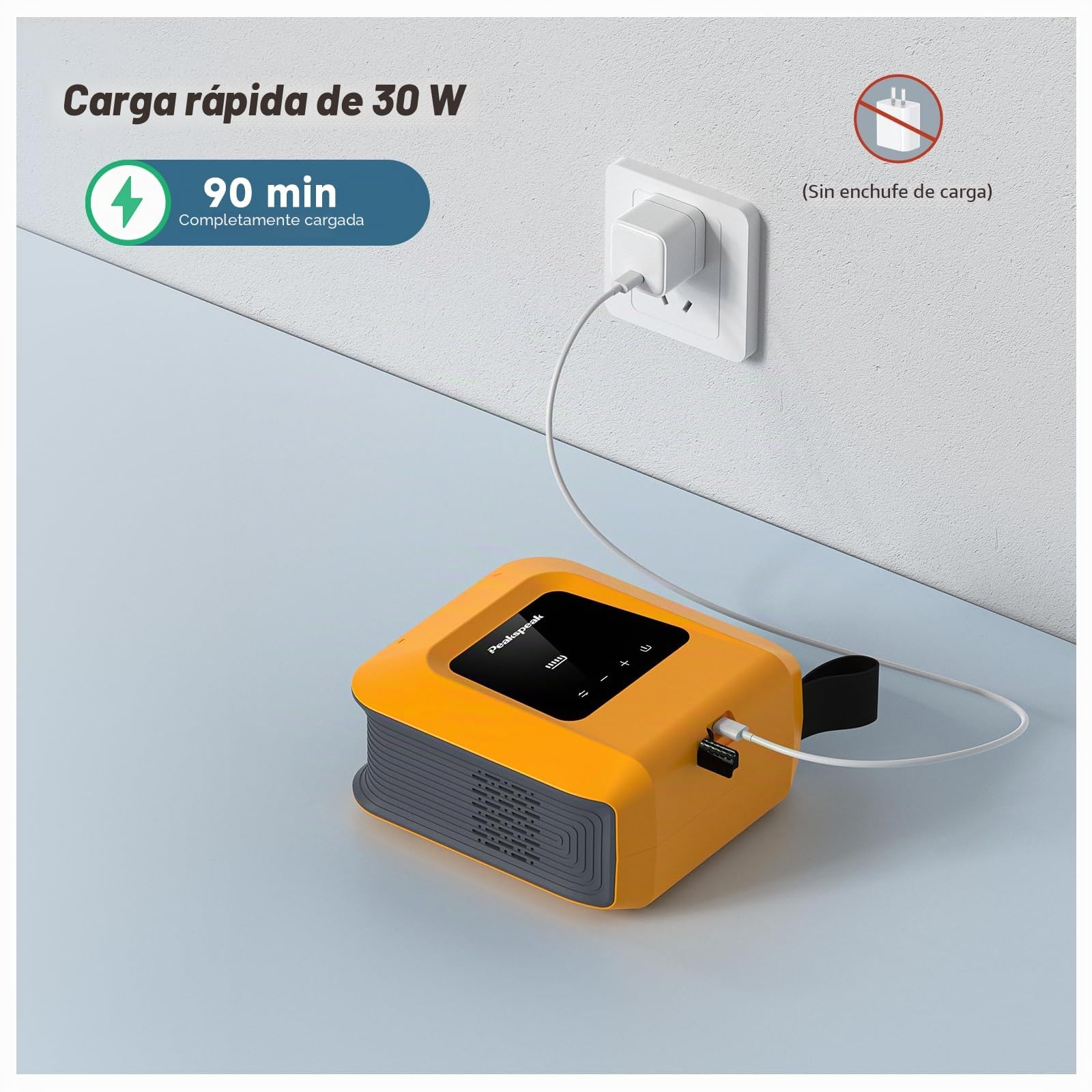 Peakspeak 20PSI Bomba Eléctrica Sup con Batería Recargable - Recargable, Inflado/Desinflado Inteligente, Apagado Automático para Tablas Sup, Kayak, ala, Cometa, Tienda, Colchoneta