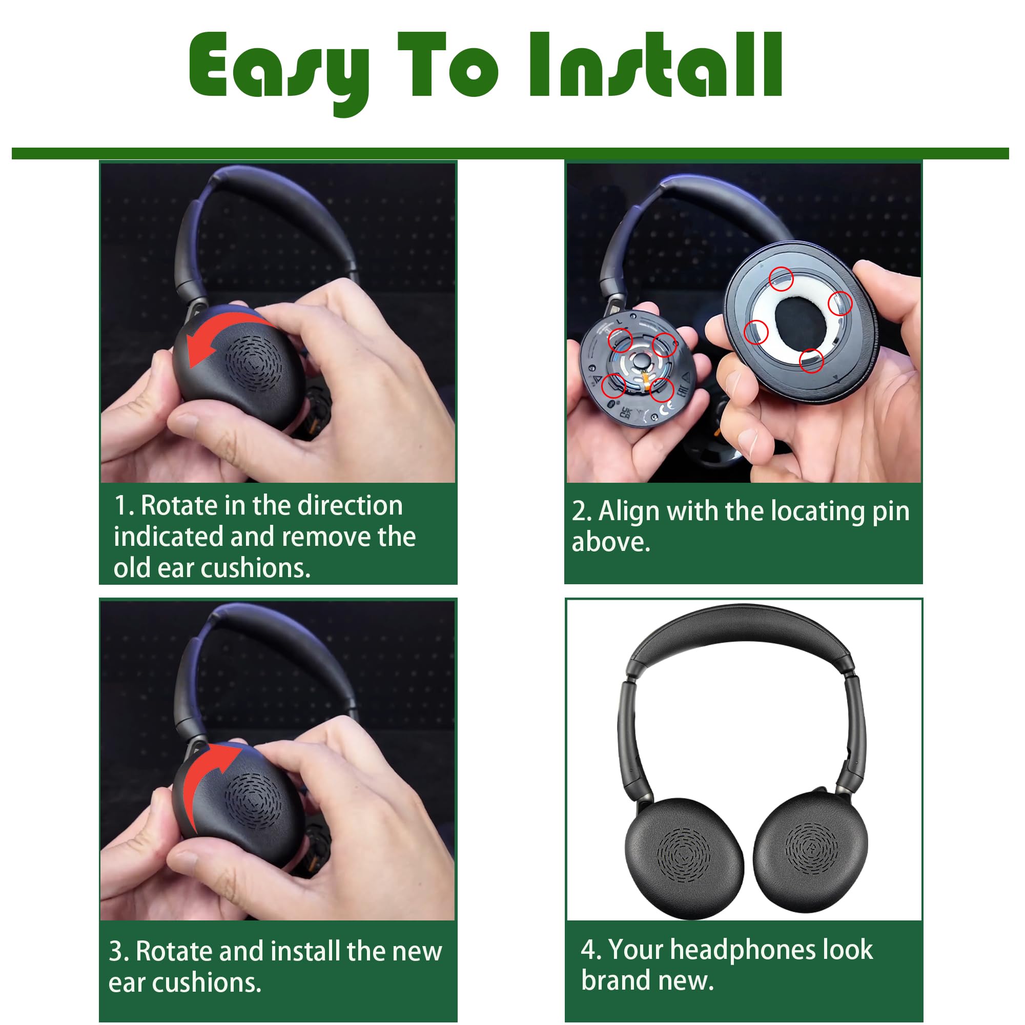 Amazon | Evolve2 65 Flex交換用イヤーパッドクッション Jabra Evolve2
