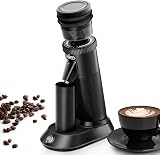 HIBREW G5 Electric Burr Coffee Grinder, Aluminum Body, Single Dose, Black - 1