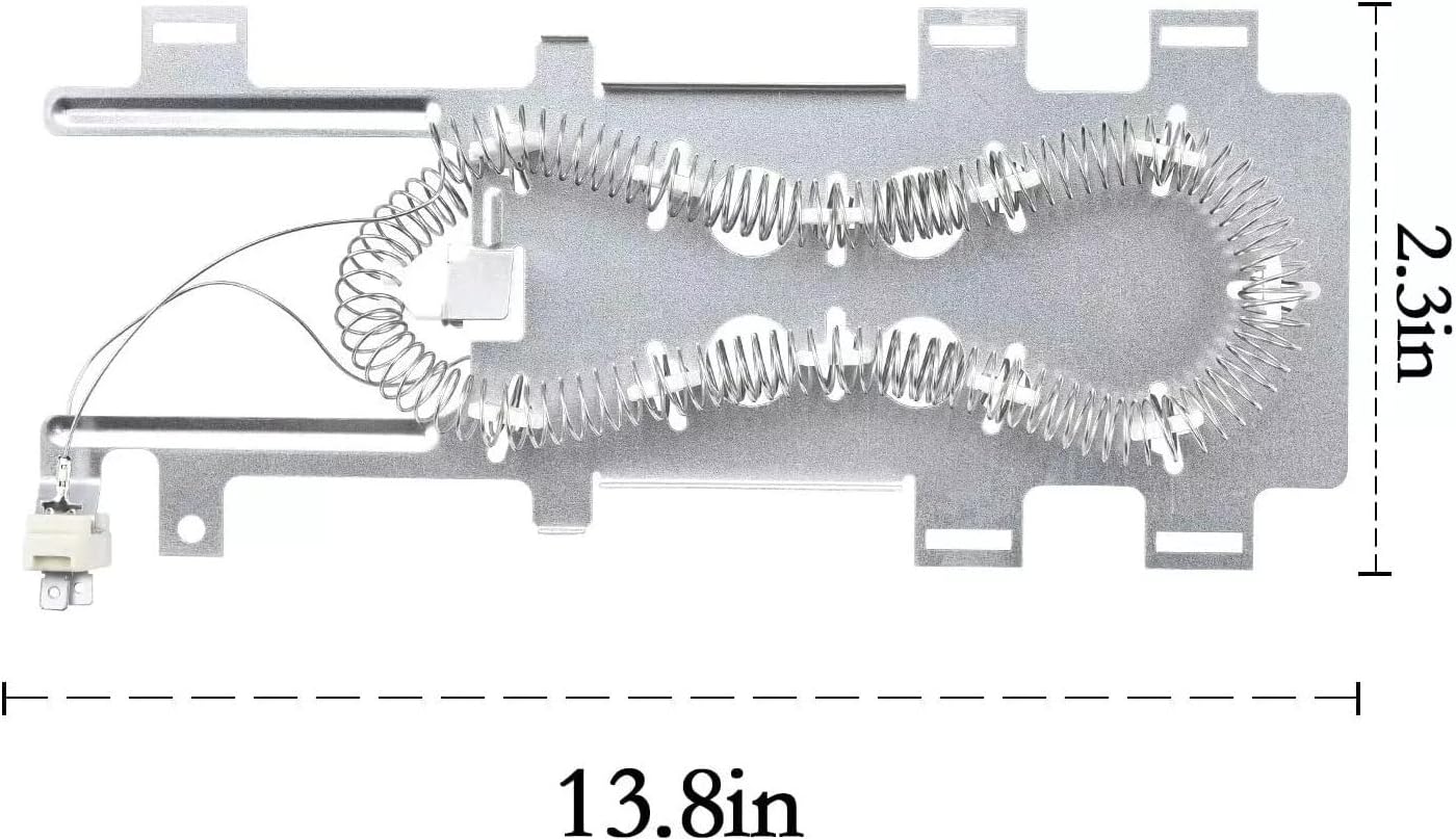 #US Replace Parts Dryer Heating Element for Whirlpool WED9470WL1 WED9470WR1 WED9470WW1 WED9470WW2 (tduoq290425-2407)