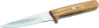 Puma IP Rotfuchs Olive Wood Handle Spanish Made Hunting Knife with Leather Sheath