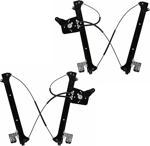 Miniatura 116 de TRQ Juego de elevalunas manual para el lado del conductor y del pasajero compatible con Chevrolet Tracker 1998 1989-1997 Geo 1989-1998 Suzuki