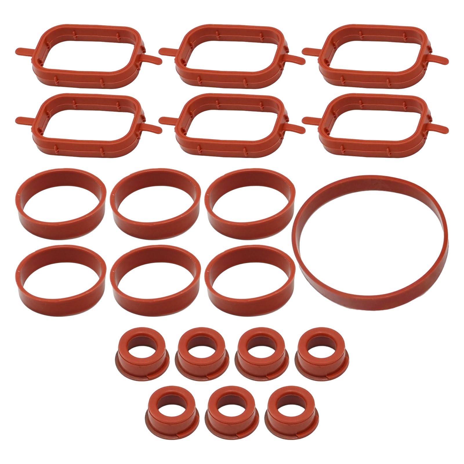 Hoypeyfiy 20 guarnizioni di ricambio per collettore di aspirazione, 11612246945, per BMW E53, E64, E66, E70, E83, E90, E91, E92, E93, 330 x D, 335d, sostituisce 11617790198 11612244 5439 11612246949