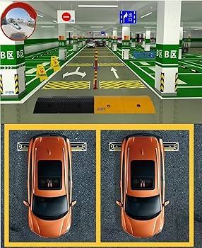 Amazon.co.jp: 駐車ブロック パーキングブロック 車輪止め