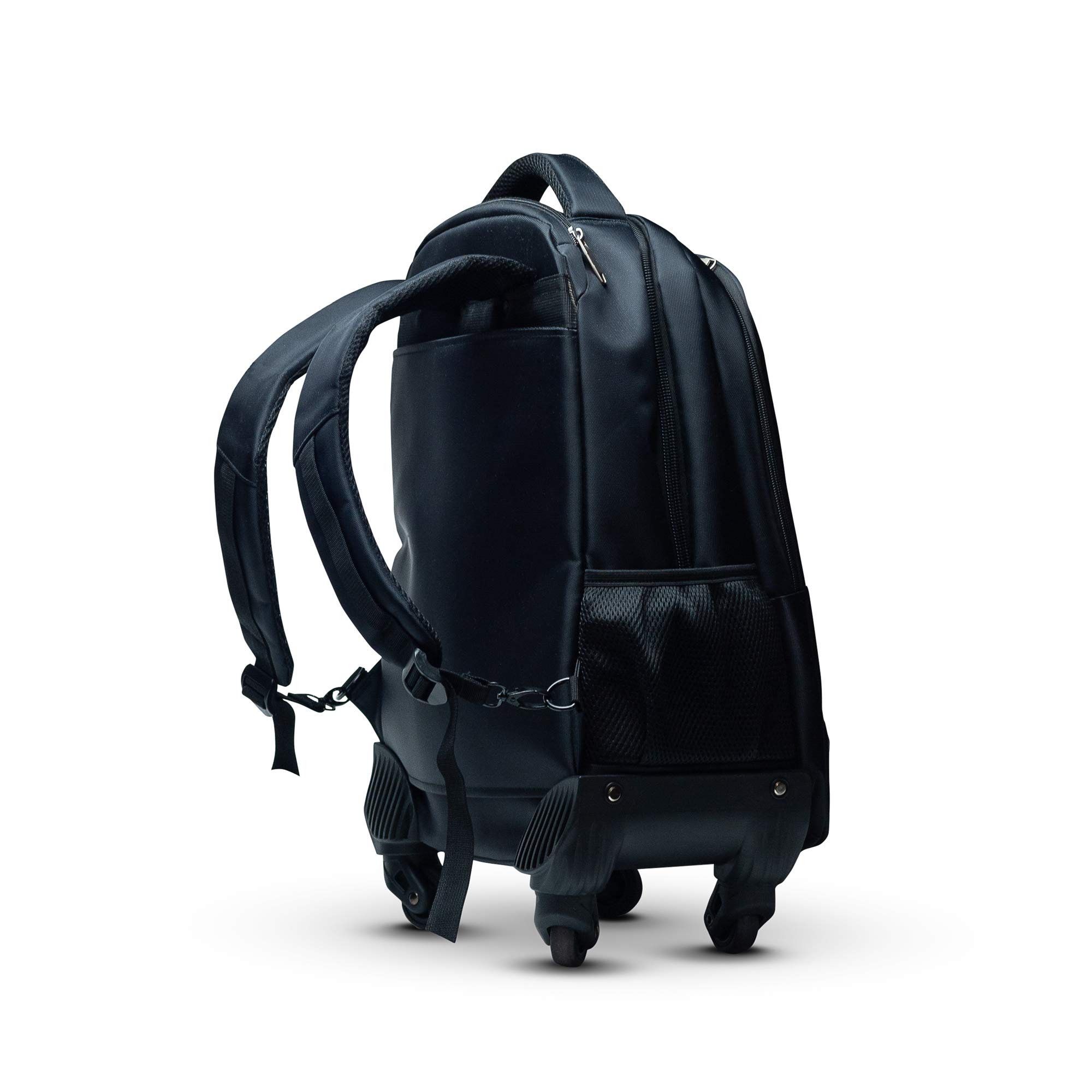 Rucksack Trolley 40L mit Rollen & USB-Anschluss – Business Reiserucksack für Laptop bis 17 Zoll, Trolley Rucksack mit Teleskopgriff, wasserabweisend für Damen & Herren | für Laptop bis 17 Zoll, Trolley Rucksack mit Teleskopgriff, wasserabweisend für Damen