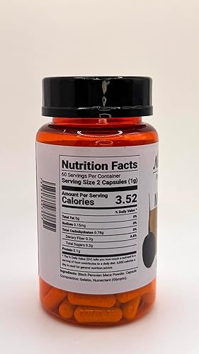 Miniatura 4 de Ninho Verde Maca Negra (Maca Peruana Negra) 120 Cápsulas 500mg - Hecho en Brasil