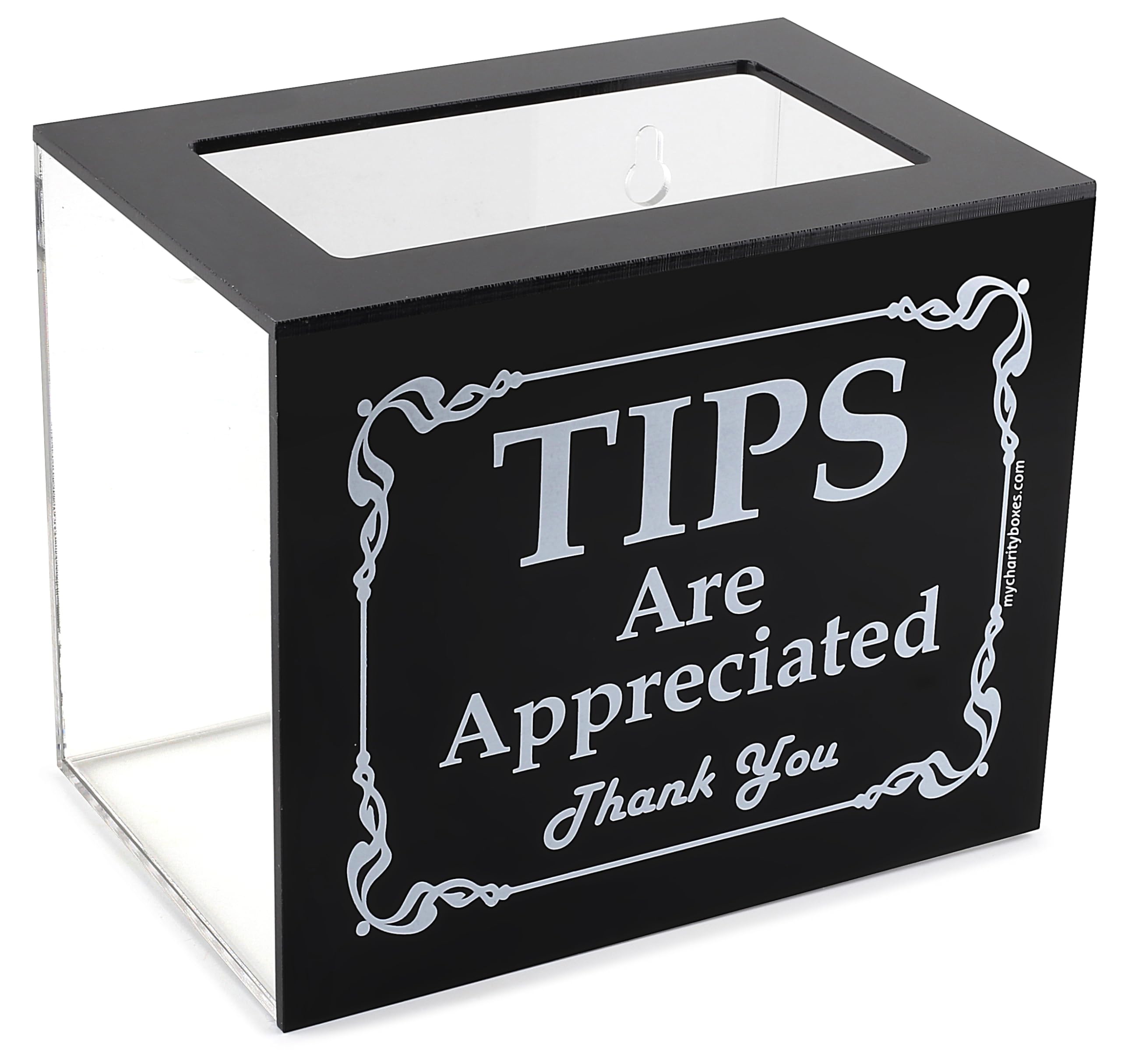 My Charity Boxes Acrylic Tip Collection Box Donation Jar Suggestion and collection Bucket Wall mounting Box for Money Storage Container With Design (1) - Image 4