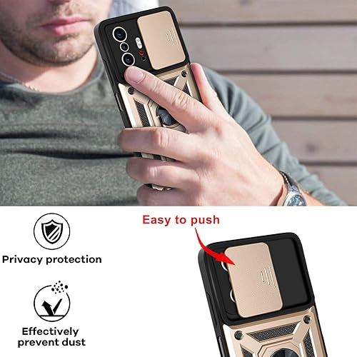 Vista 493 de Carcasa de soporte compatible con Motorola Razr 2023, con cubierta deslizante para lente de cámara compatible con Motorola Razr 40 5G 2023 XT2323-1