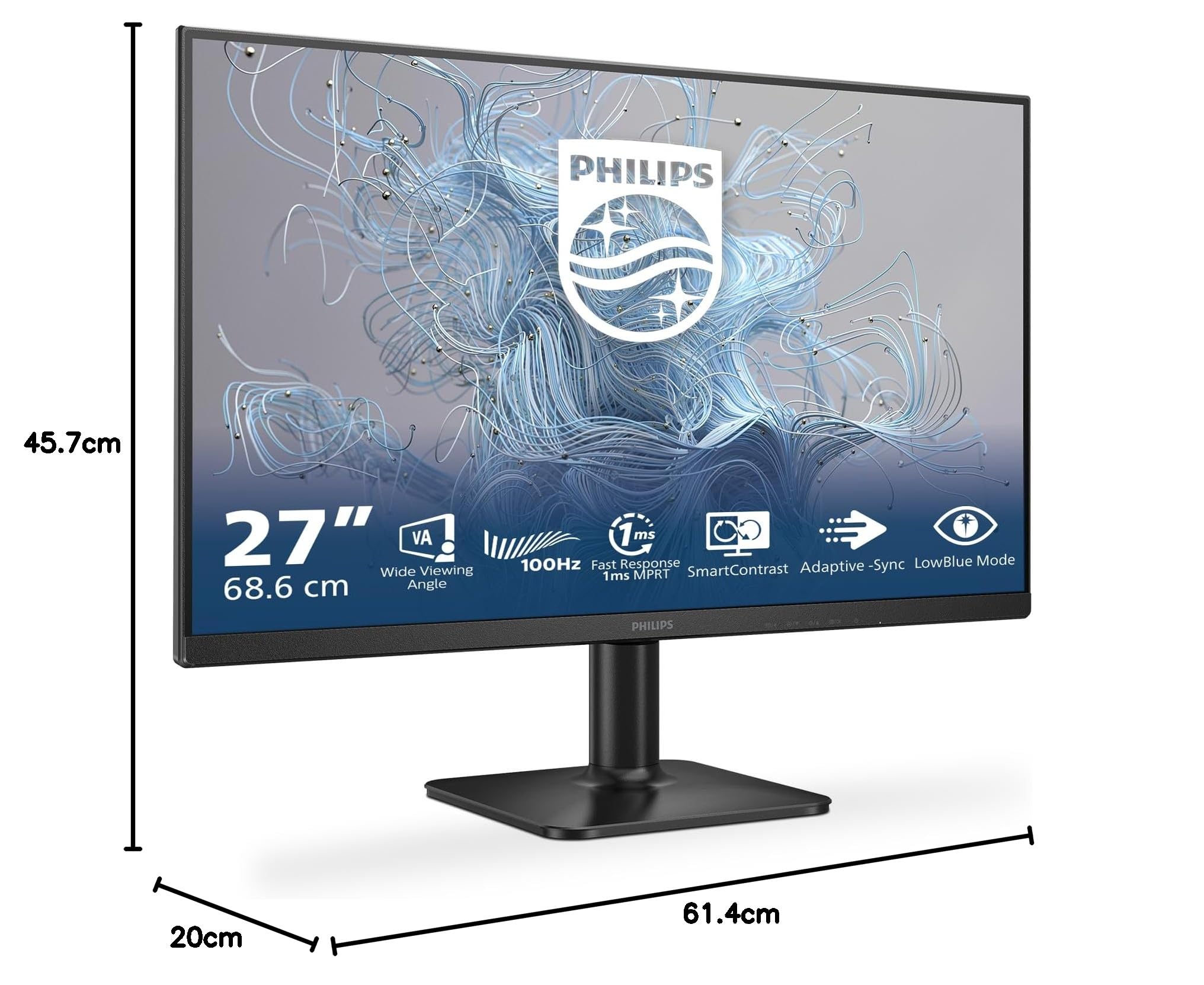 Philips 27E2N1100L 27" FHD VA Monitor 1ms 100Hz Adaptive Sync