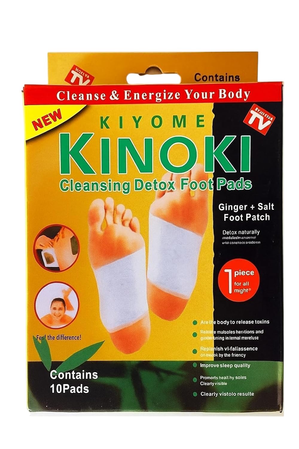 Foot Patch to Detox | Organic Natural ingredients | Cleansing Detox Foot Pads Toxins Stress Relief |10 Relief toxin Foot Pads pack of 2 box-image-47