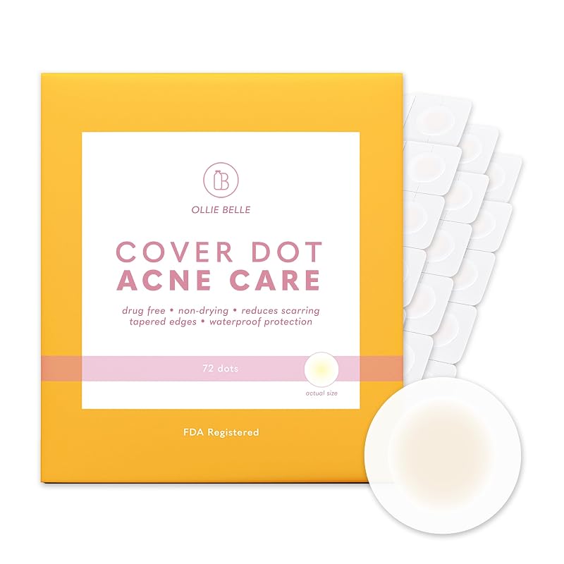 Adesivos hidrocoloides transparentes SMARTMED Cover Dot Acne Care, 72 unidades