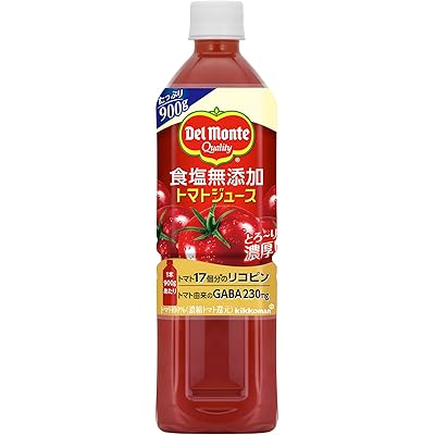 Del Monte デルモンテ 食塩無添加トマトジュース900g×12【Amazon.co.jp限定】