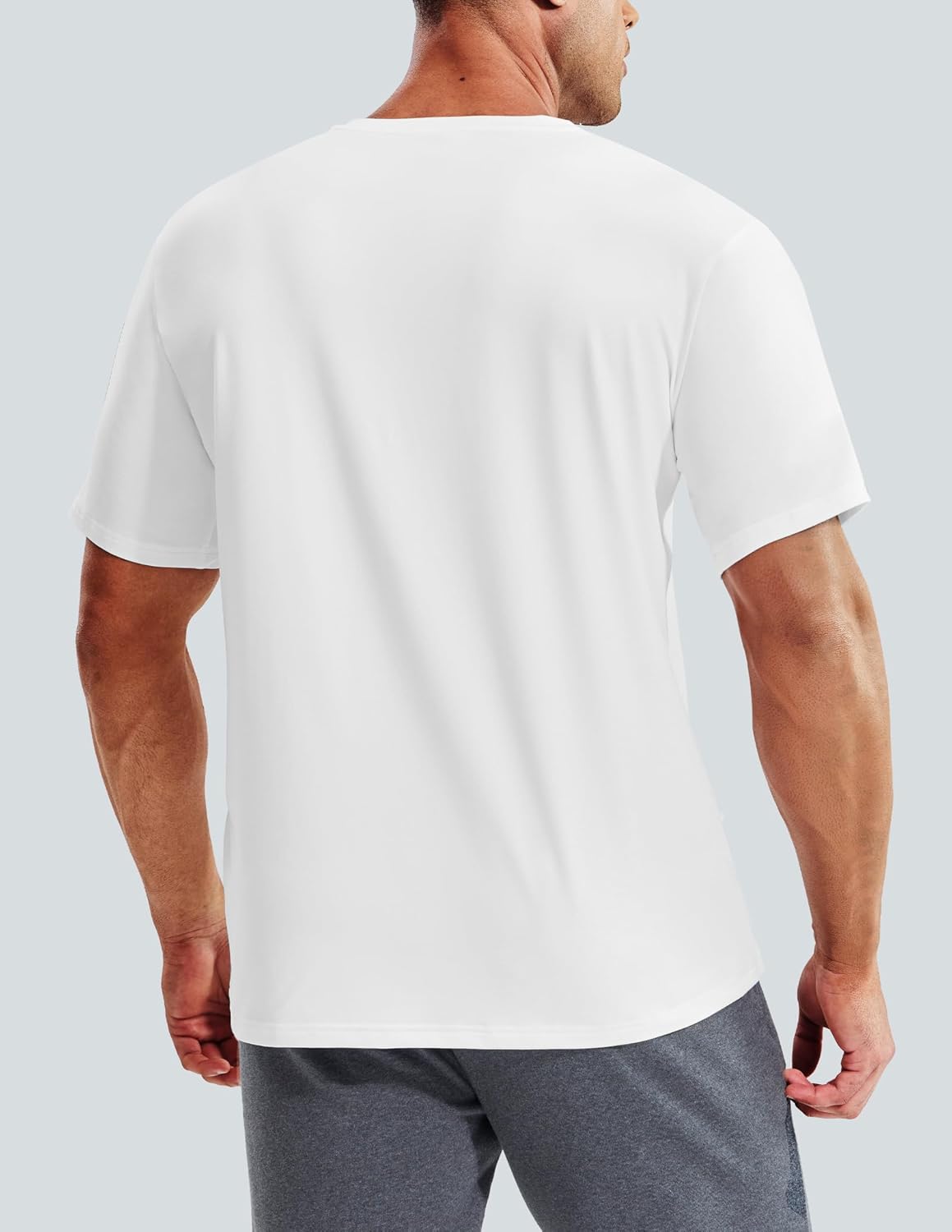 MIER Mens Dry Fit V Neck T-Shirts Workout Soft Short Sleeve Moisture Wicking Running Athletic Gym Casual Tee Tops - Image 5