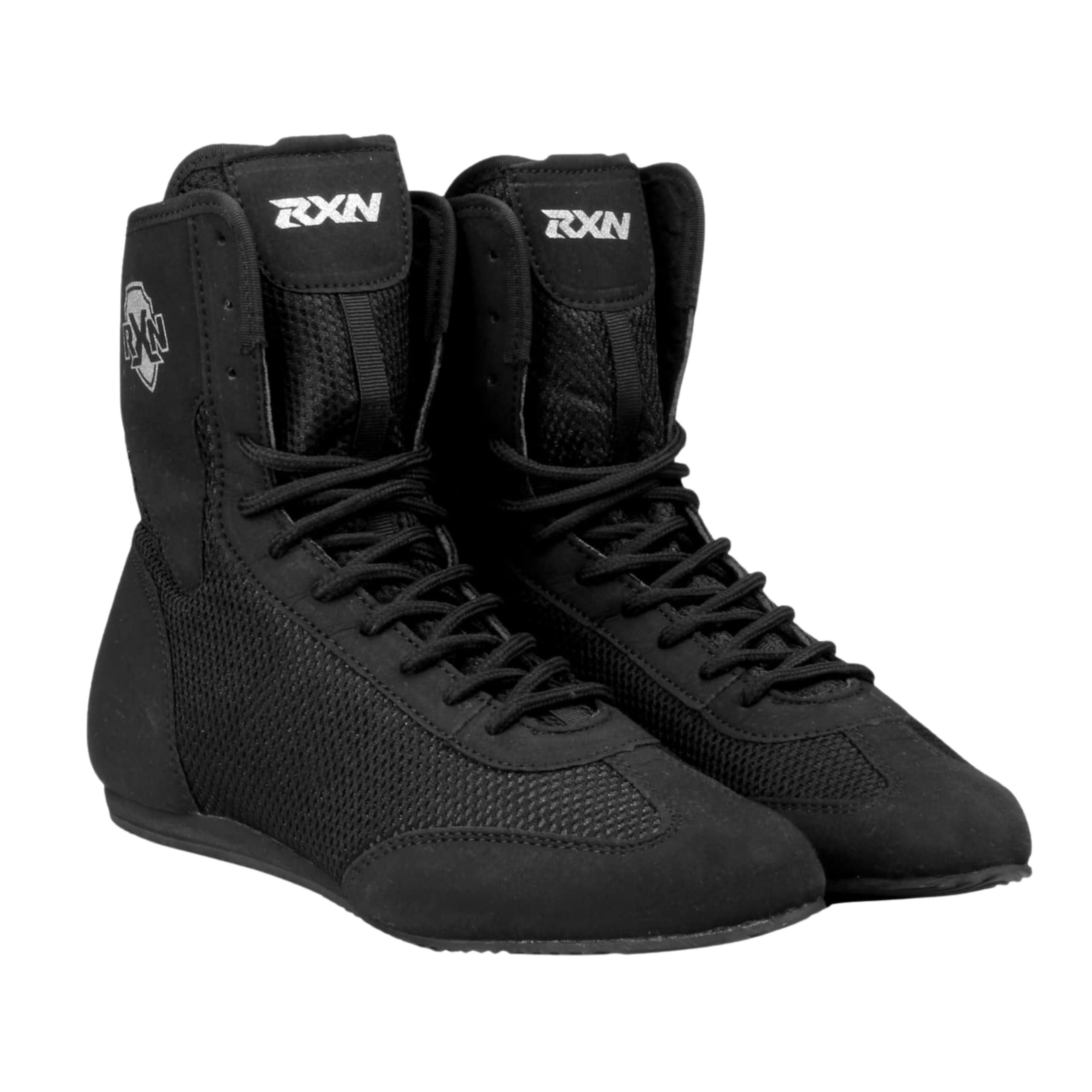 Boxing Shoes for Men and Women Lace Up Non Slip Rubber Sole Lightweight Mid High Top | BX-17 High Top Boxing Boots for Men & Women-image-24
