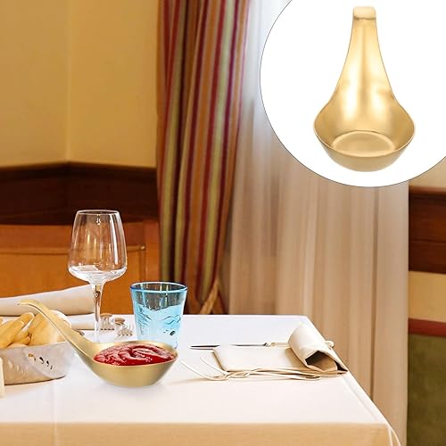 Miniatura 9 de Angoily Cuchara de postre de mango corto Cucharas de café Cuchara de caviar Cuchara de helado Cuchara de postre Cuchara de postre Cuchara para