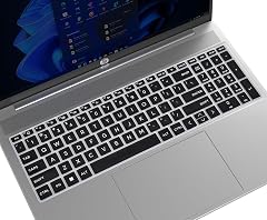 RAYA Silicone Keyboard Skin Cover for HP OmniBook 5 [16-af1101TU / ag1087AU / ag1045AU / ba1008TU / ba1124TU / ba1123TU / ba1789TU ] & HP OmniBook 3 [ fn0007AU ] Laptops (Black)