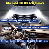 Vista 4 de Condensador de cancelación de advertencia HID antiparpadeo, decodificador de código de error (paquete de 2)