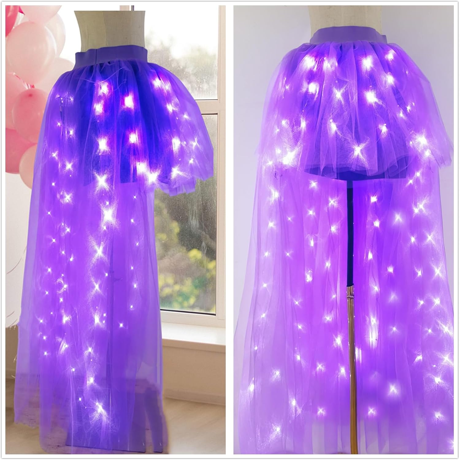 Women Trailing Skirt Pink/Purple