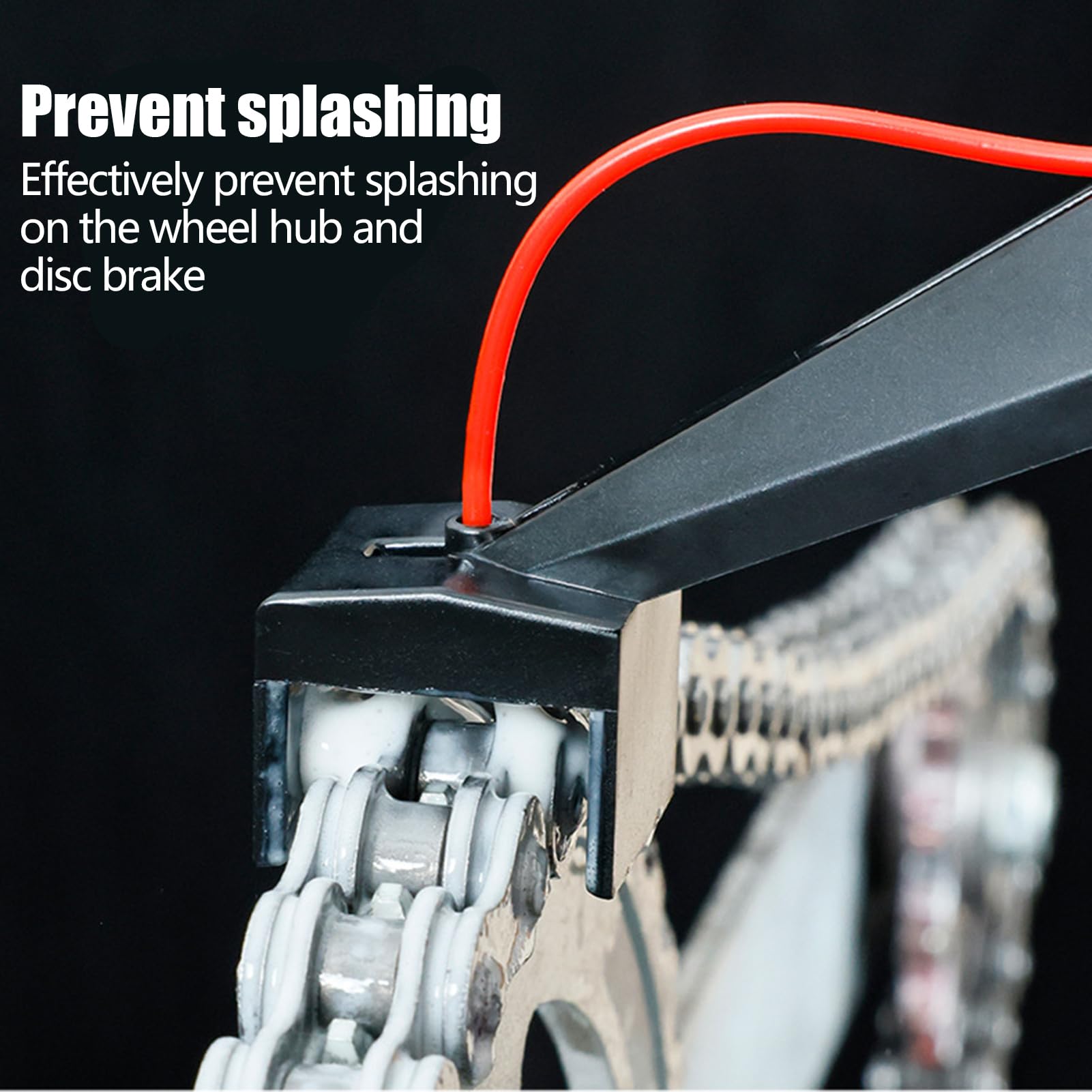 Aplicador De Lubricante Cadena Moto, Ayuda para Limpieza De Cadena Motocicleta, Herramienta Limpiador Cadenas Moto, Lavadors Grasa Cadenas Motos, para Lubricante, Cera Y Desengrasantecadena