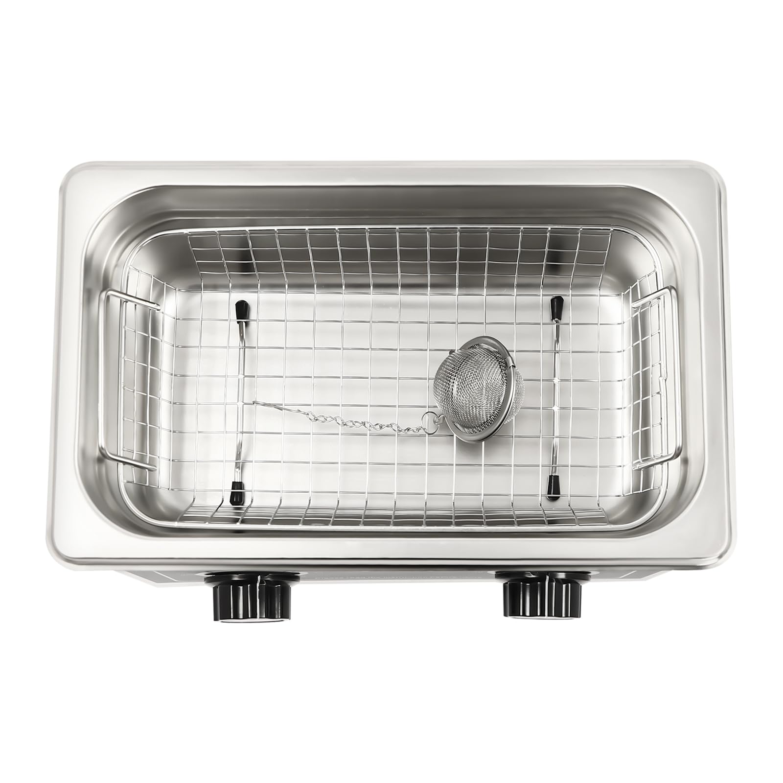 Máquina de limpieza ultrasónica, máquina limpiadora ultrasónica - Tanque de baño digital industrial con calentador y temporizador para joyería, gafas, instrumental dental, equipo médico, ace