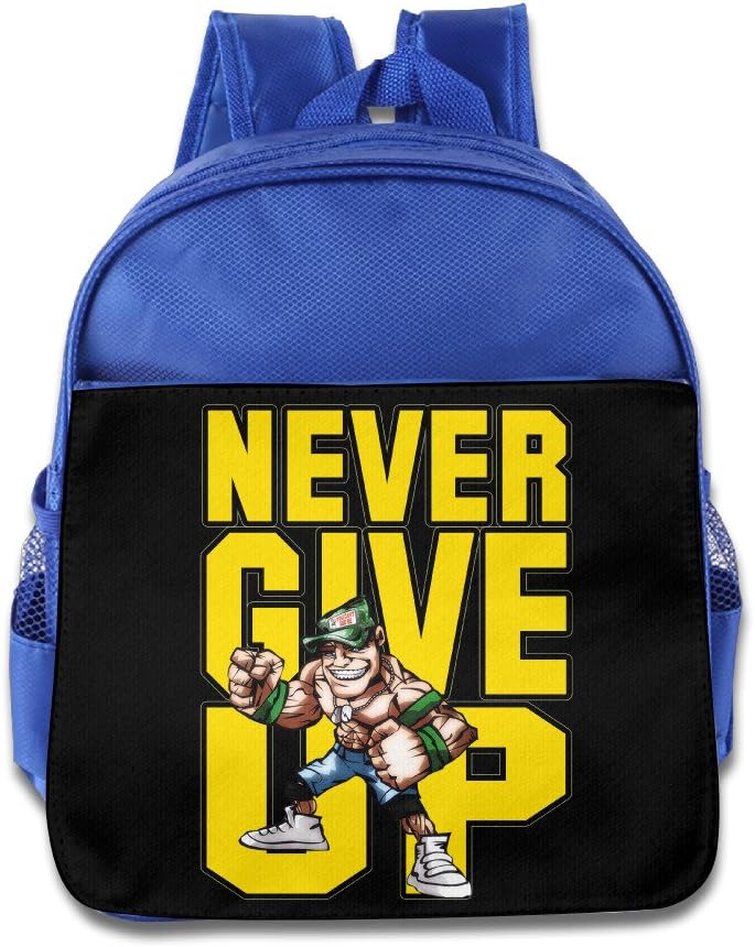 Kids WWE Never Give Up John Cena School Bag (2 Color:Pink Blue)