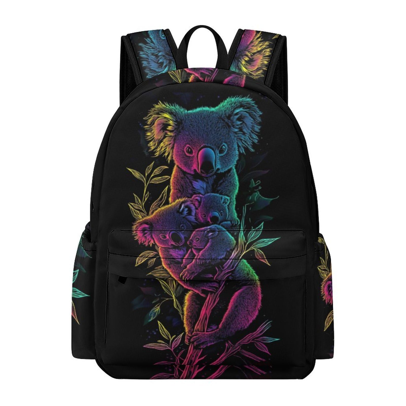 TPISLI Students Kawaii Koala Rucksack Boys Girls 10-16 Years Everyday Durable Animal Theme Rucksack for Autumn Trip Travel Outdoor Gift, 15.6 Inch Laptop Backpack