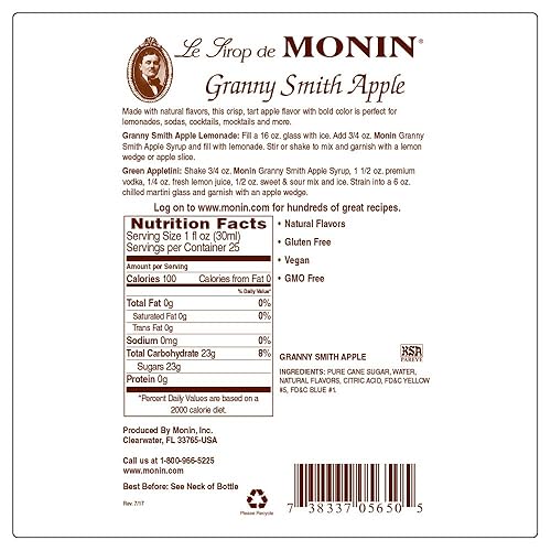 Miniatura 7 de Monin Jarabe - Piña - 25.4 fl oz
