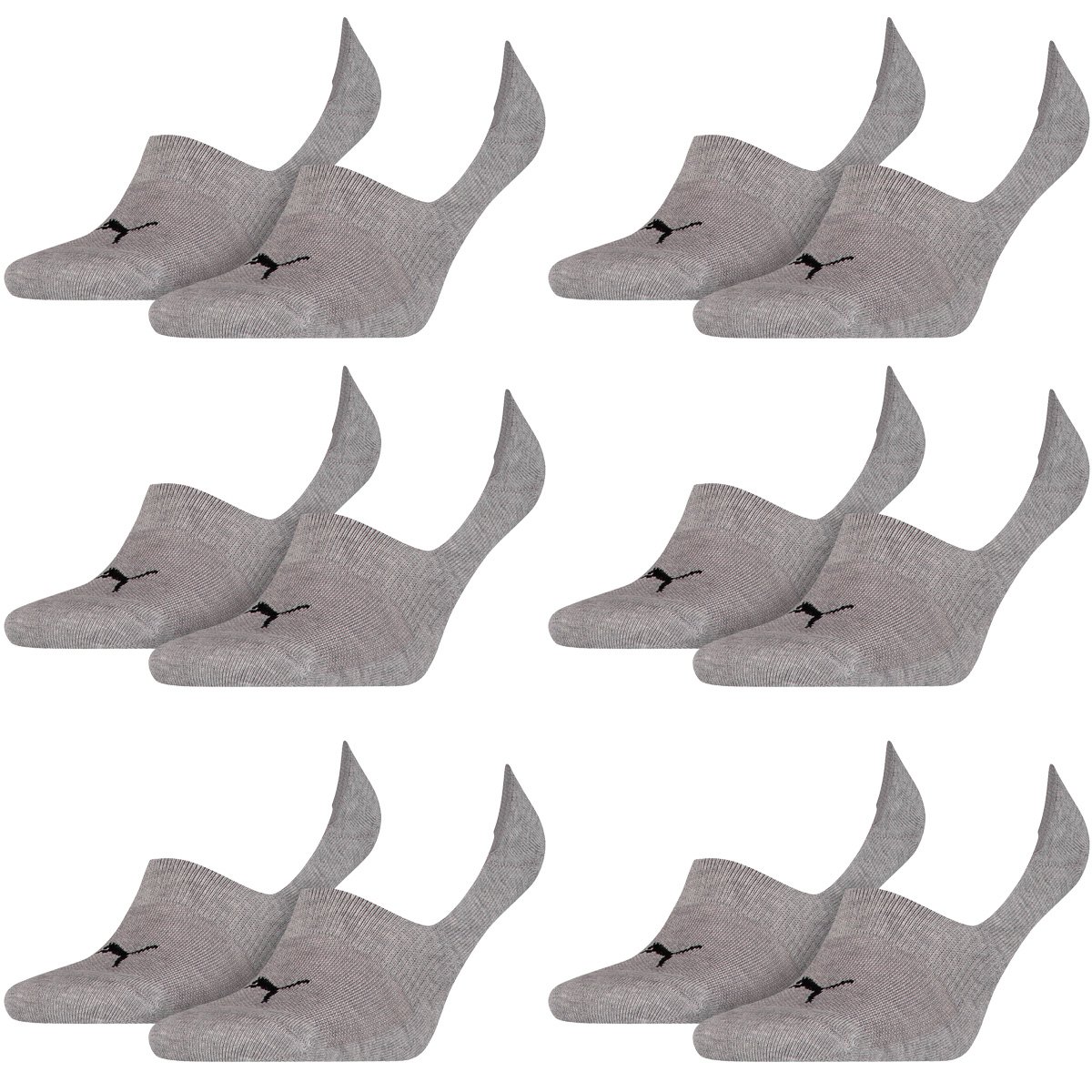 PUMA Footie 2p sport unisex dorosły, Szary, 43-46 EU