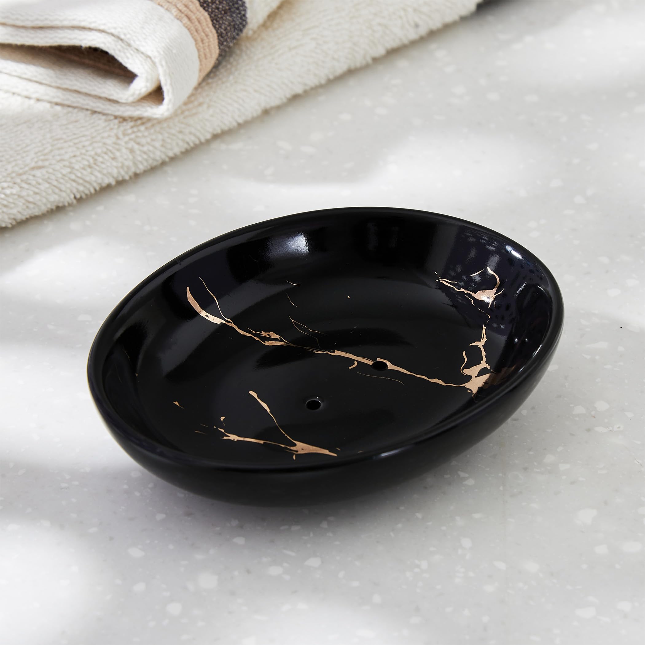 Home Centre Aubree Vince Ceramic Soap Dish, Black (B0CB71Q3L1) Amazon Price History, Amazon Price Tracker