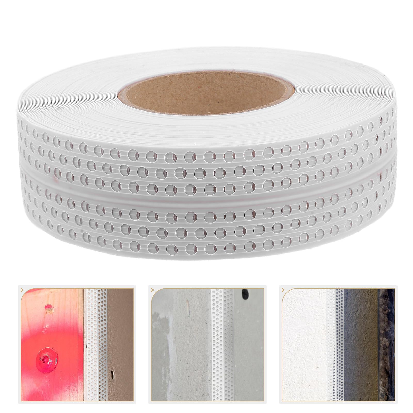Selbstklebende Flexible Eckleiste 5cm Breit Weiß Pvc Wandschutzleiste für Wandfugen Renovierung Heimwerker