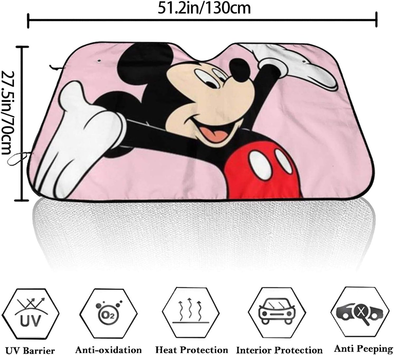 Amazon 車用 サンシェード かわいい猫 サンシェード 車 ベランダ テント フロント ハイエース 車ひよけ かわいい フリード カーズ ステップワゴン 自動車 折り畳み 吸盤式 遮光 遮熱 サンシェード 車 バイク