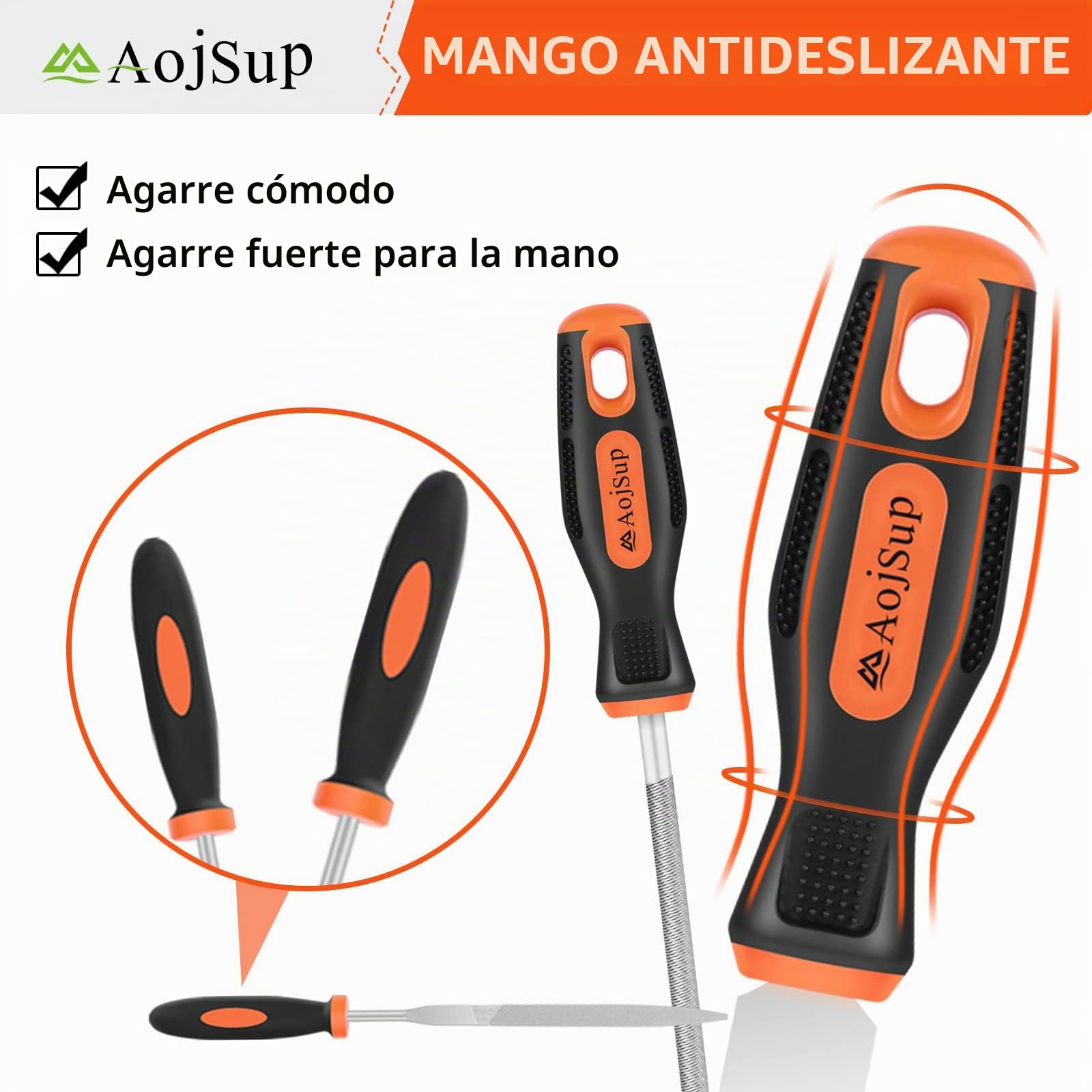 18Pcs Juego de Limas y Escofinas, Juego de Limas Multiusos en Incluye 4 Limas (Plana/Triángulo/Semirredondas/Redondas) y 12 Limas de Agujas, Para Lijar Madera, Metales