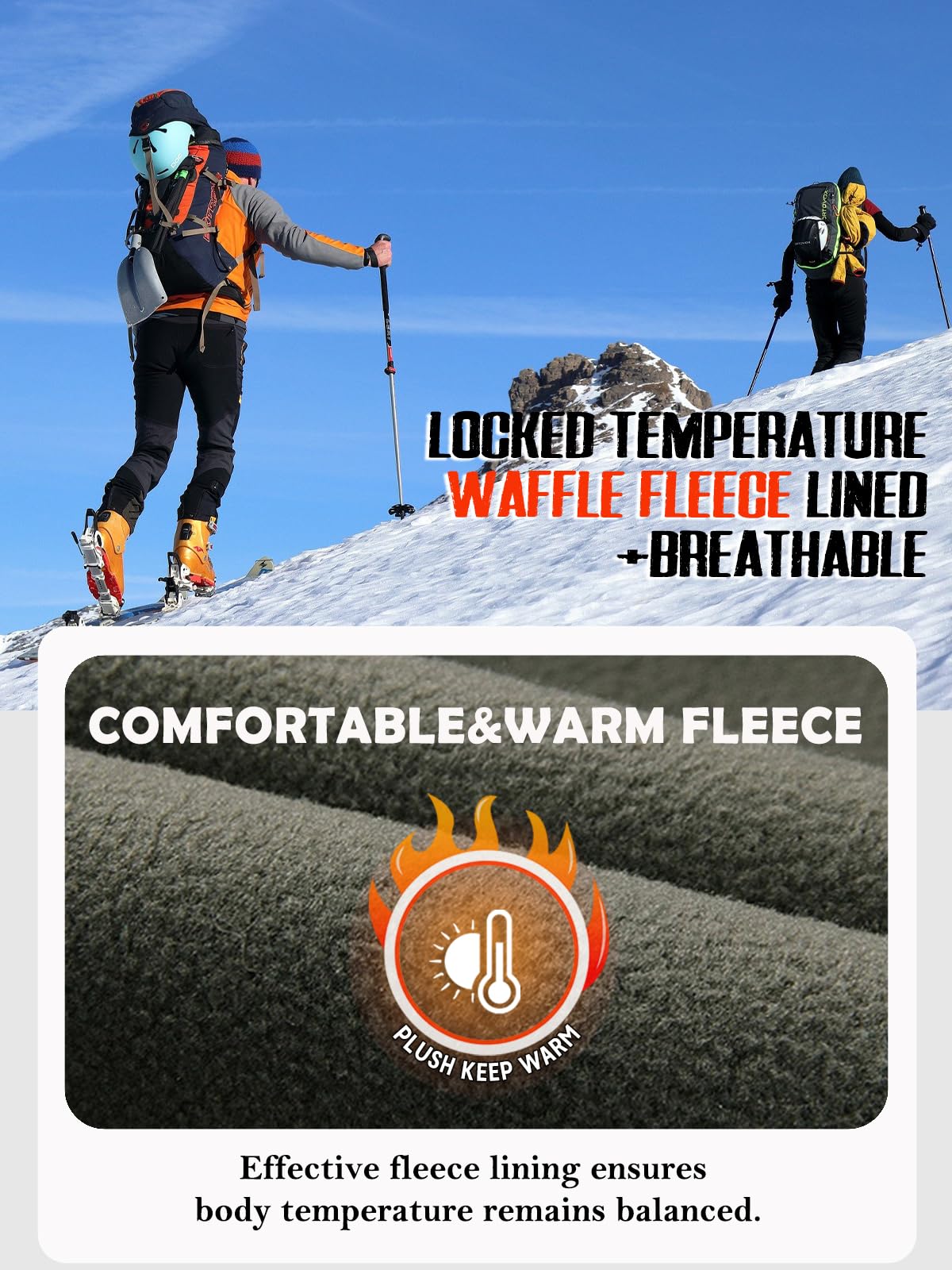 Pantalones tácticos de camuflaje para hombre, pantalones de trabajo resistentes al agua, térmicos para senderismo