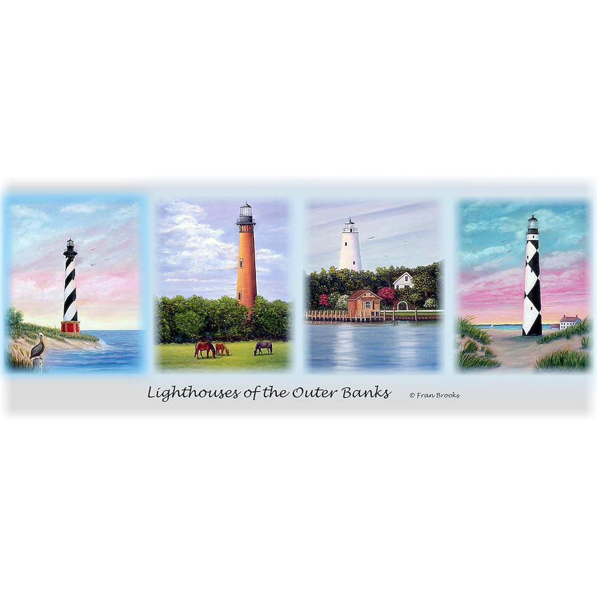 CafePress Lighthouses of The Outer Banks Aluminum License Pl Aluminum License Plate, Front License Plate, Vanity Tag