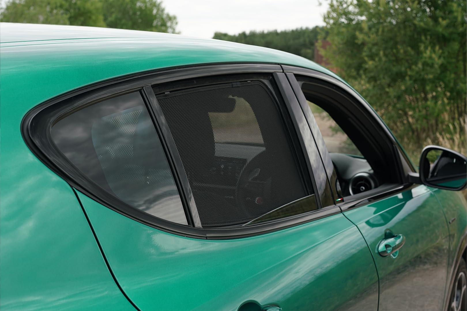 Set di Car Shades Compatibile con Alfa Romeo Tonale 2022- (4-Parti) Tendine Parasole su Misura