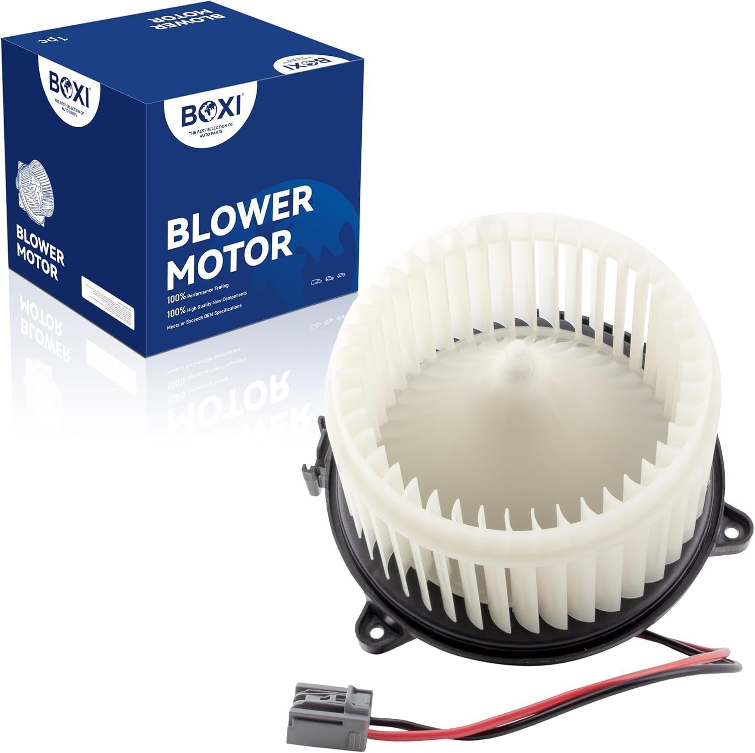 BOXI HVAC Blower Motor Fan Assembly for Buick Verano 2012-2015 / for Cadillac ELR 2014-2016 / for Chevrolet Volt 2011-2015 | Replace 15-81787 22954786 22765358