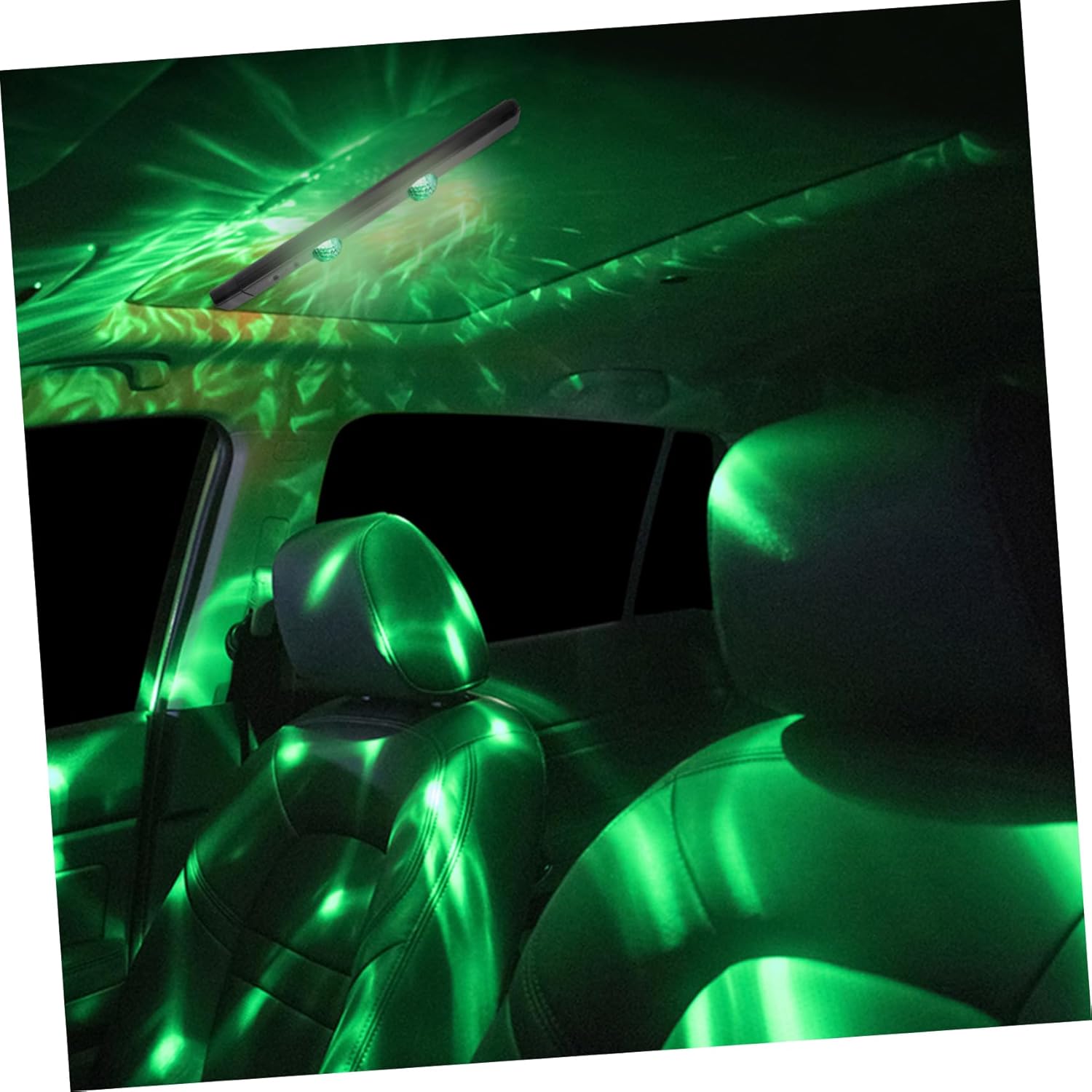 Garneck Car Interior Led Atmosphere Lights Strip Lights Voice Control Durable PVC Easy to Install Set of 1