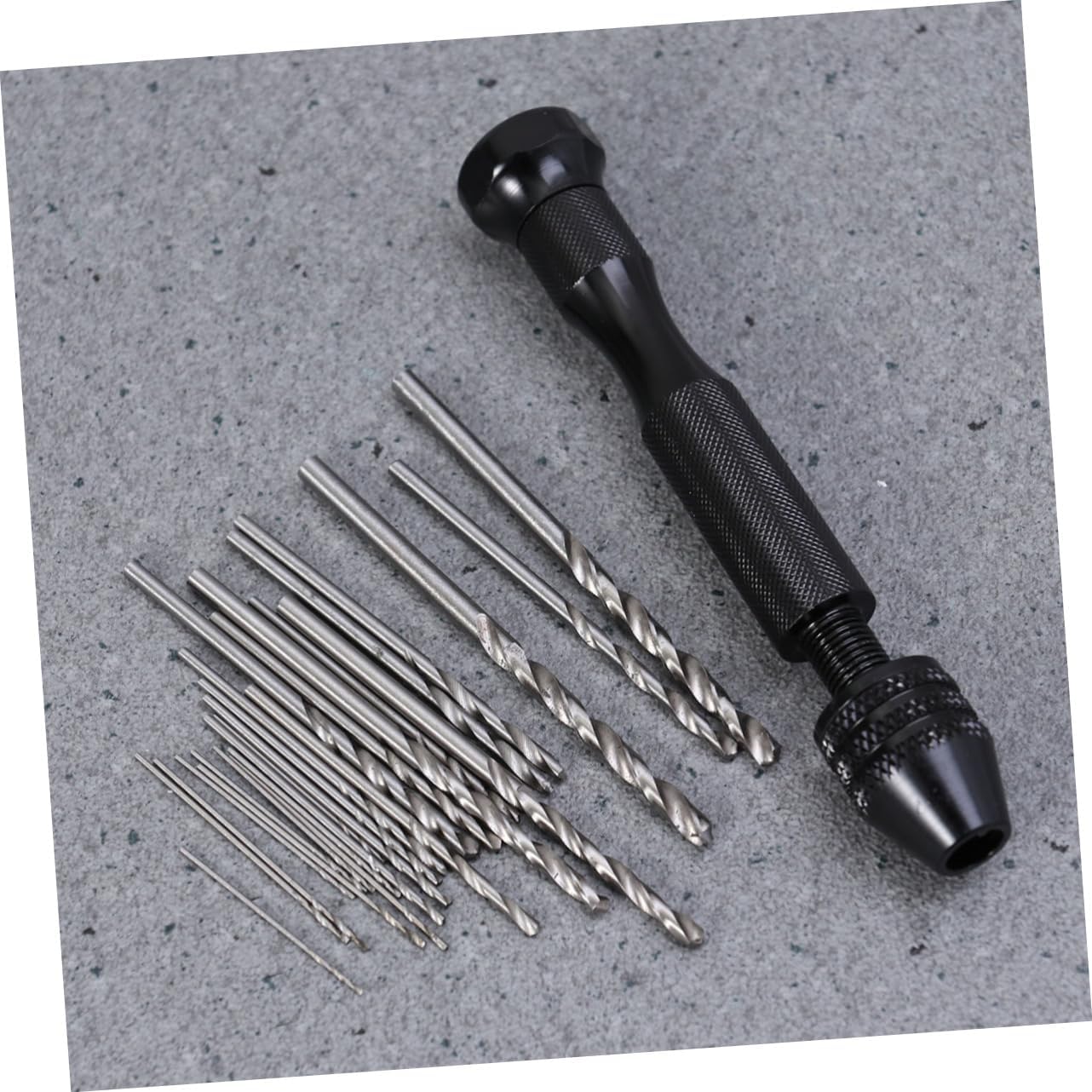 25pieces Micro Drill Bits Set Precision Pin Vise Hand Drill Jewelry Tool Rotary Tools