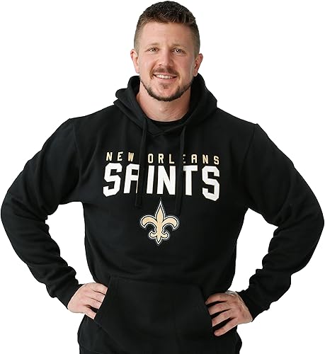 Miniatura 5 de FOCO Sudadera con capucha para hombre con logotipo del equipo de la NFL