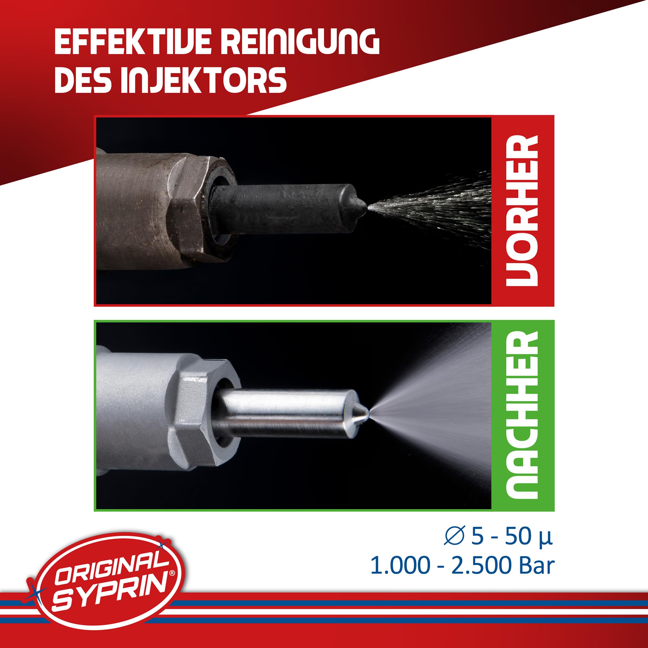 SYPRIN Sélection personnalisée - additif et nettoyant pour le nettoyage et l'entretien du diesel, Moteur et injecteur