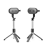 SOWO Wireless Dual Bluetooth Speakers Set, Adjustable Stands 2Pcs, High-Fidelity Stereo Sound, Smart Pairing Sync, Surround Sound with Portable Lightweight Case for Home, Travel, Party, Birthday