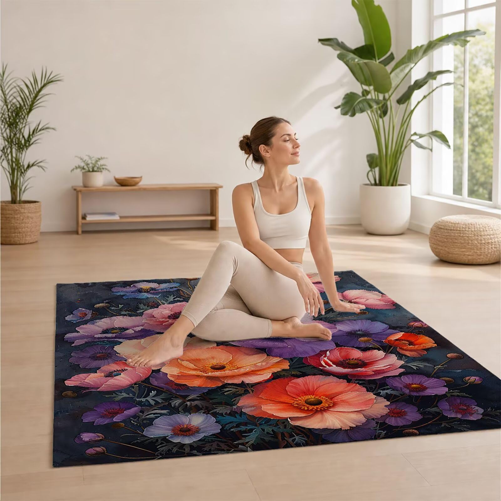 Púrpura Toalla Playa 220 x 160 Resistente a la arena Secado rápido Ligero, Toalla Playa Grande 160x220cm Suave Cómodo como Gym Yoga Sauna Toallas Baño Grandes Exterior Travel Essentials Flor XTLS-3797