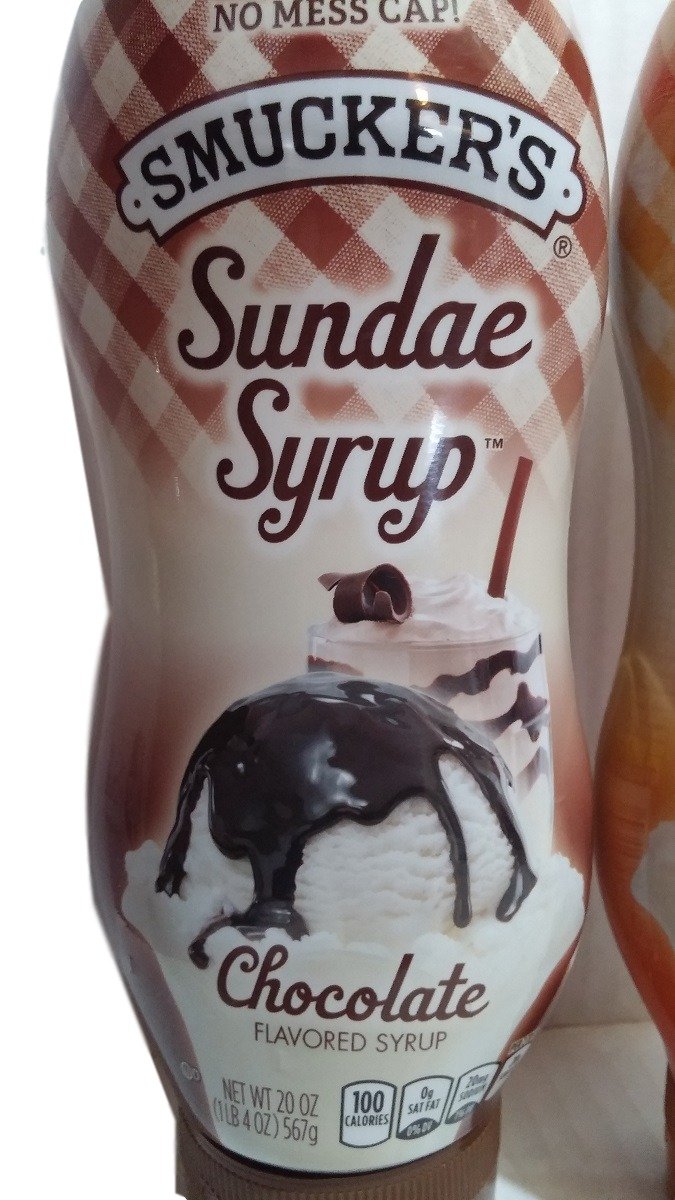 Smucker's Sundae Syrup Chocolate & Caramel Flavored Toppings, 20 oz, (Pack of 2)
