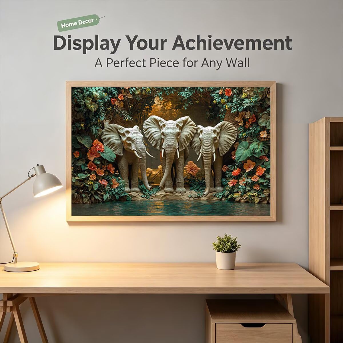 Puzzle 1000 Pezzi, Puzzle Elefante, Legno Pezzi, Regalo Donna Uomo -11831