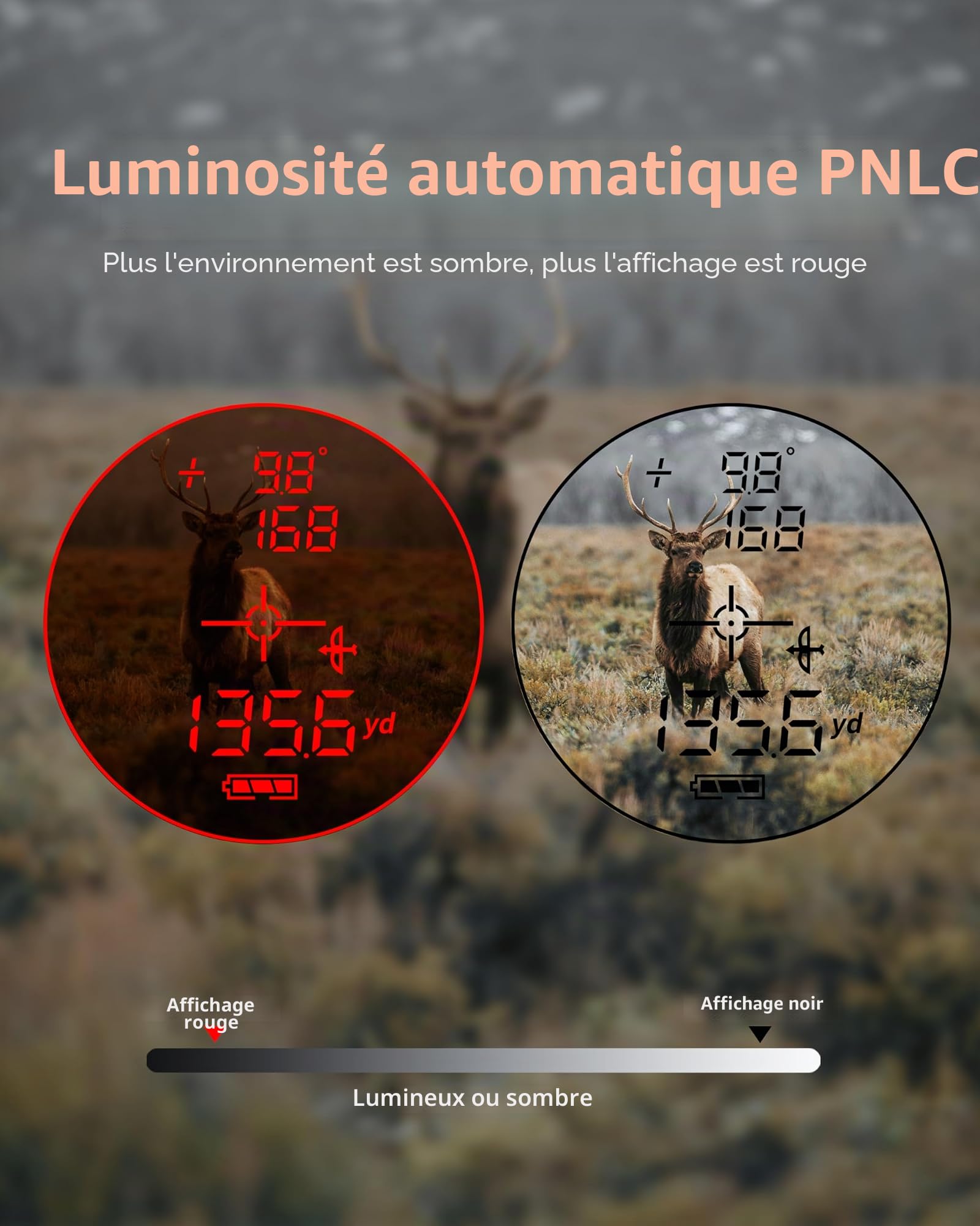 AOFAR HX1600 Télémètre Laser Chasse 1600Y, Angle & Distance Horizontale | Télémètre laser 1600Y avec mesure d’angle et distance horizontale, modes vitesse et scan, idéal pour chasse et tir à l’arc.