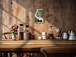 Be Kind to Your Mind Retro Metal Signs Funky Hippie Boho Room Decor Gift for Lady Woman Plant Lovers Home Bedroom Cafes Wall Art Sign 12 x 8 Inch
