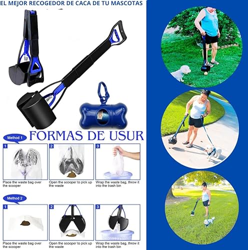 Miniatura 5 de Recogedor de excrementos di adiós a los olores desagradables y a las heces de tu perro. El recogedor de excrementos de última generación está